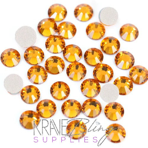 Topaz Glass Rhinestones